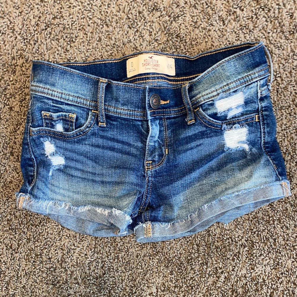 Denim shorts